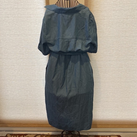 BCBGENERATION Chambray medium wash blue duster - Picture 8 of 9